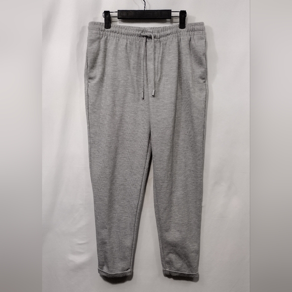Zara Jogger Pants Mens L Gray Sporty Athletic Outdoor Retro Minimalist - Picture 1 of 9